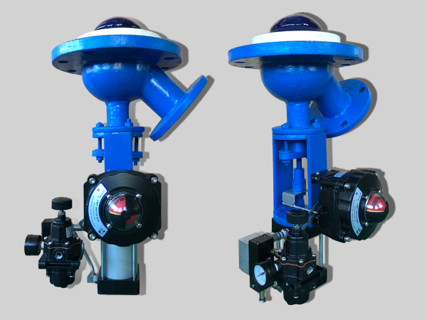 氣動(dòng)搪玻璃放料閥